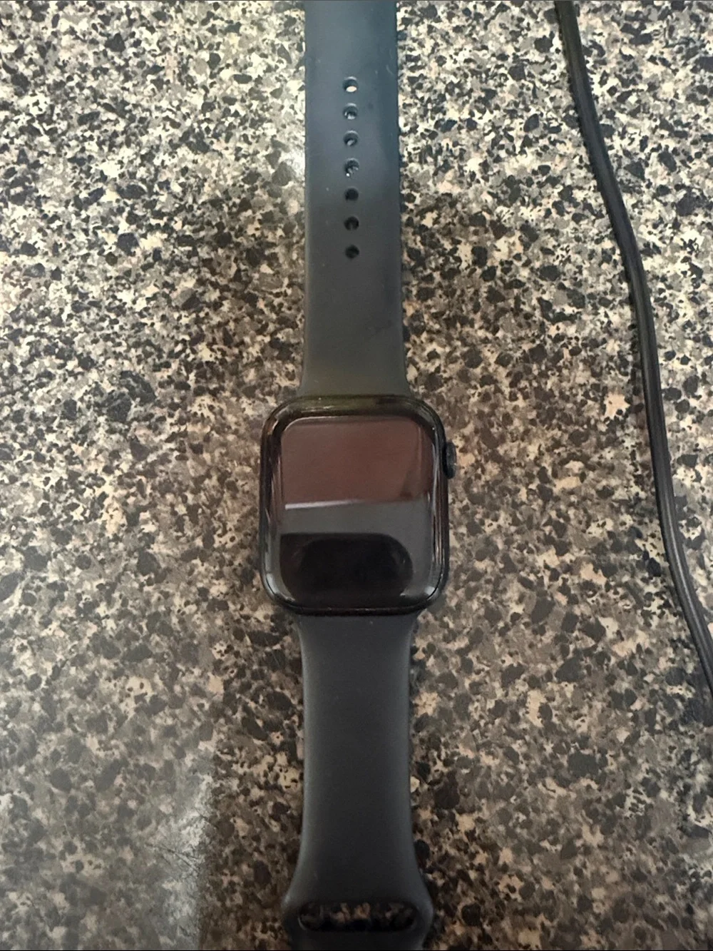 Black apple Smartwatch with band